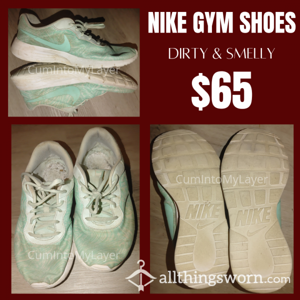 Dirty & Well-loved NIKE Gym Shoes! Smelly & Old!