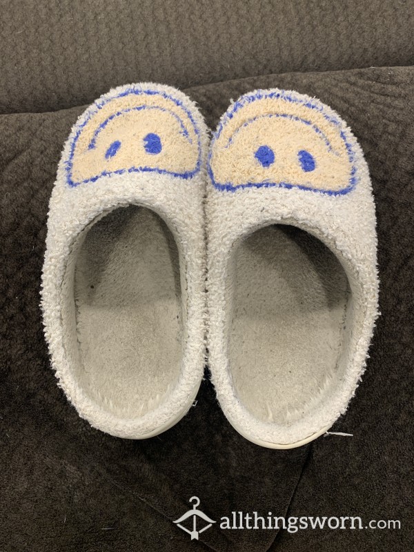 Dirty Well-worn Slippers