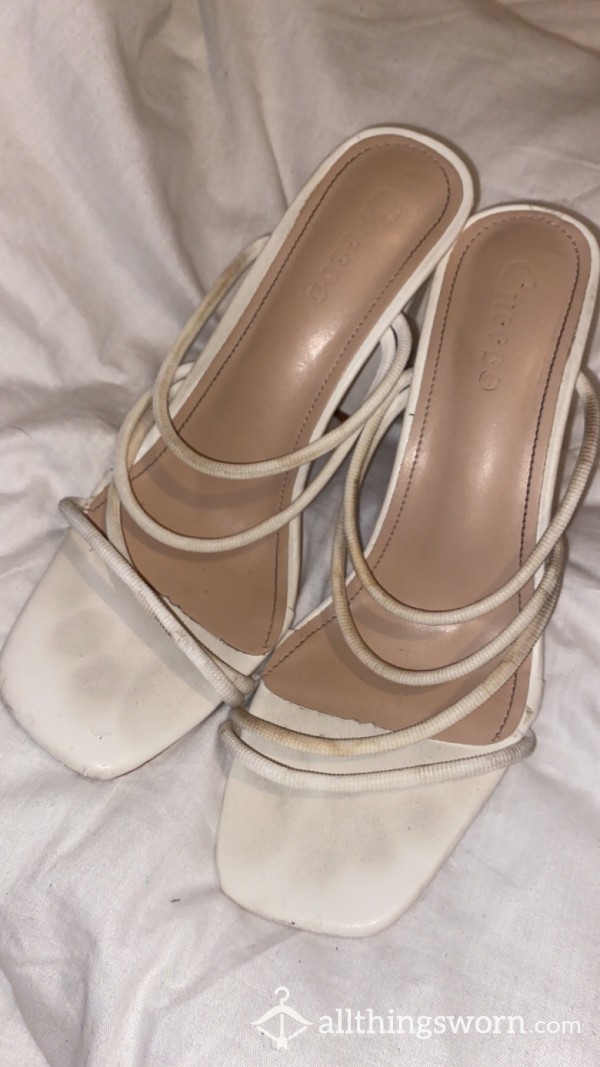 Dirty White Heels
