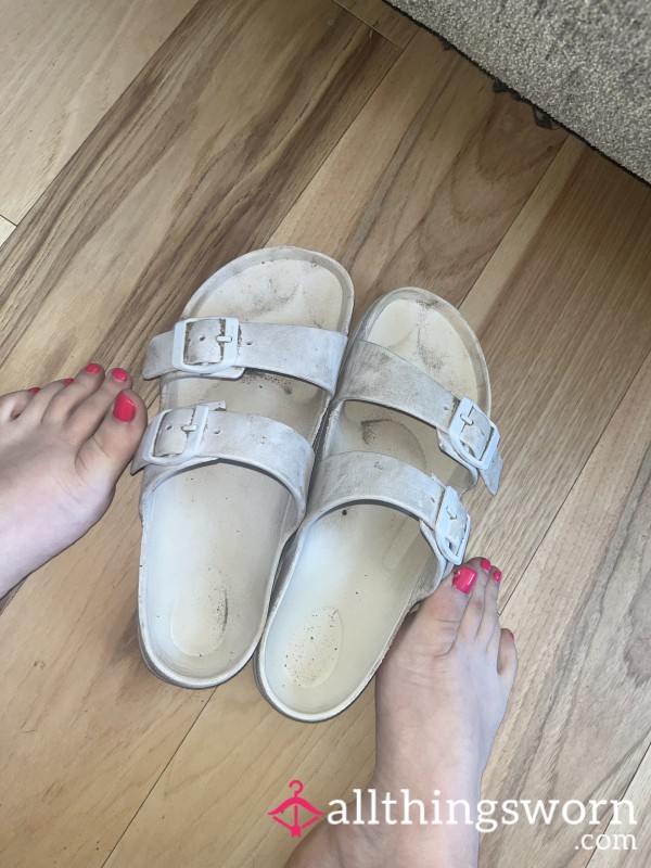 Dirty White Sandals