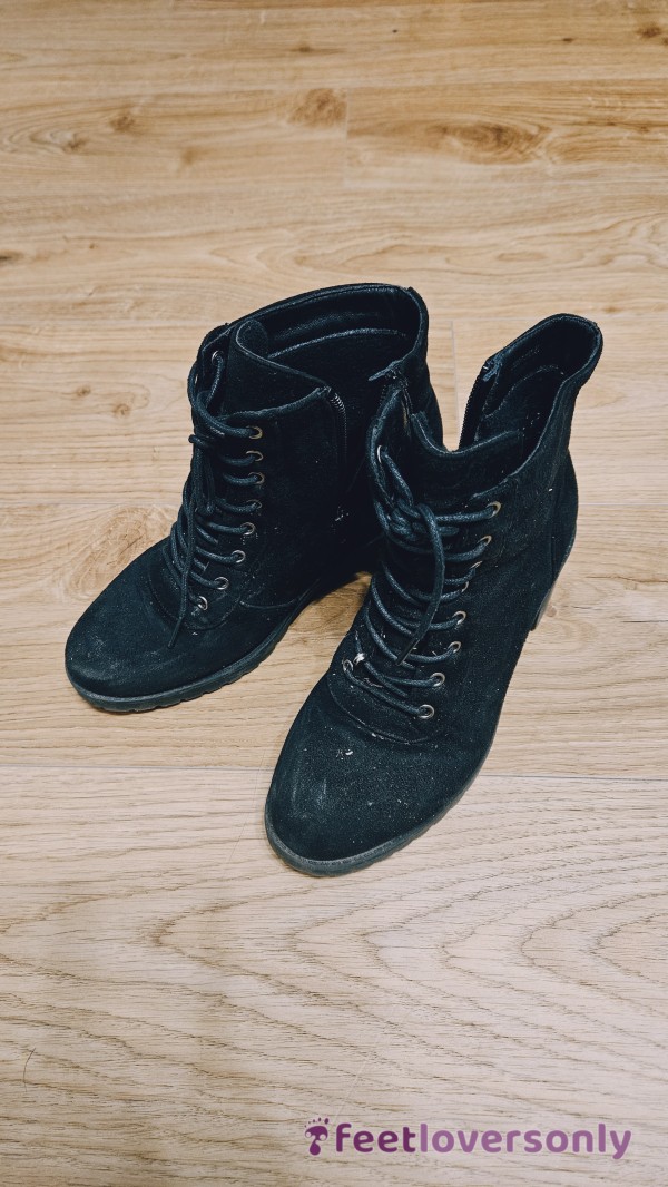 SMELLY WINTER BOOTS WITH HEELS 🔥 LET THAT SMELL MAKE YOU DIZZY ✨️ BLACK BOOTS FOR A SHOE LOVER