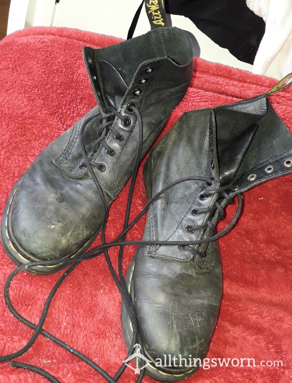 Doc Martin Boots Worn For 5 Years Everyday