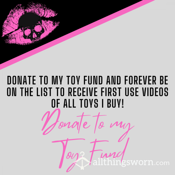 Donate To My Toy Fund