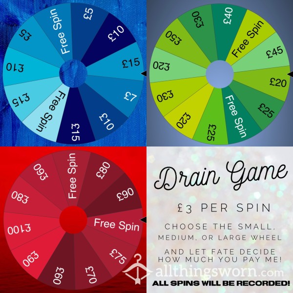 Drain Game - Spin My Wheel! 💰