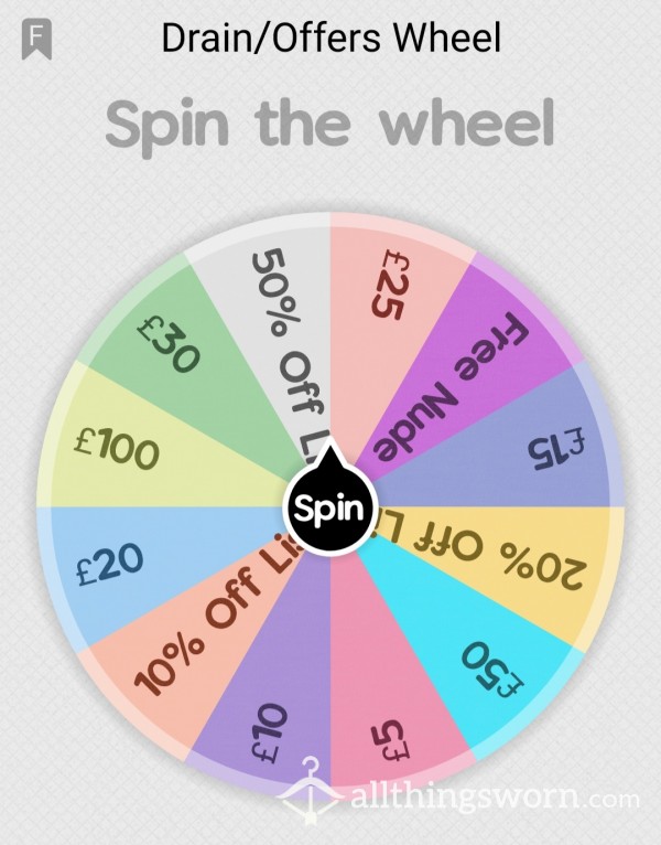 Drain/Offers Wheel