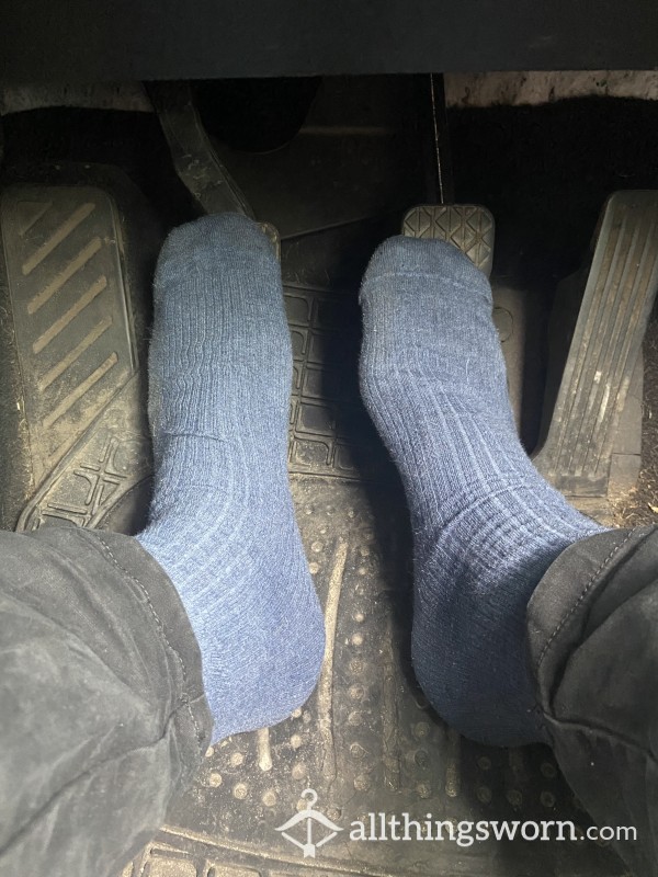 Driving In Socks.