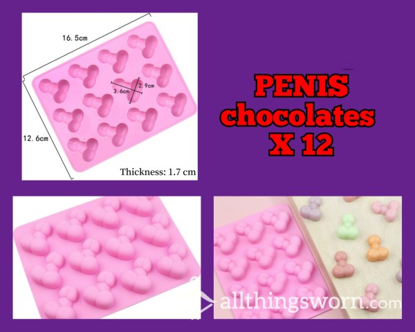 Penis Chocs X 12. In Gift Box
