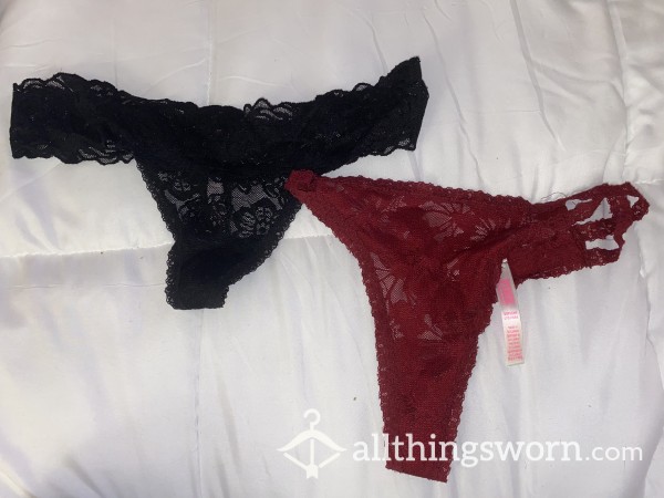 Extra Worn Old Lace Thongs
