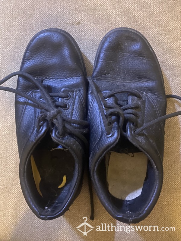 EXTREMELY WELL WORN Work Shoes