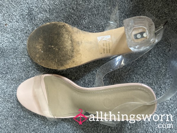 Extremely Worn Dirty Heels