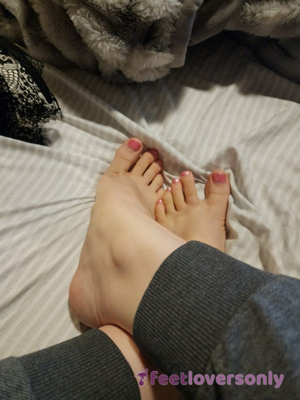 Feet Pics In Bed
