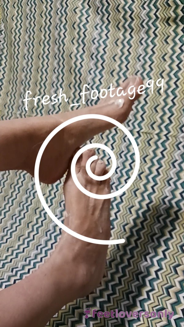 Feet Rubbing Lotion Journey - Part I