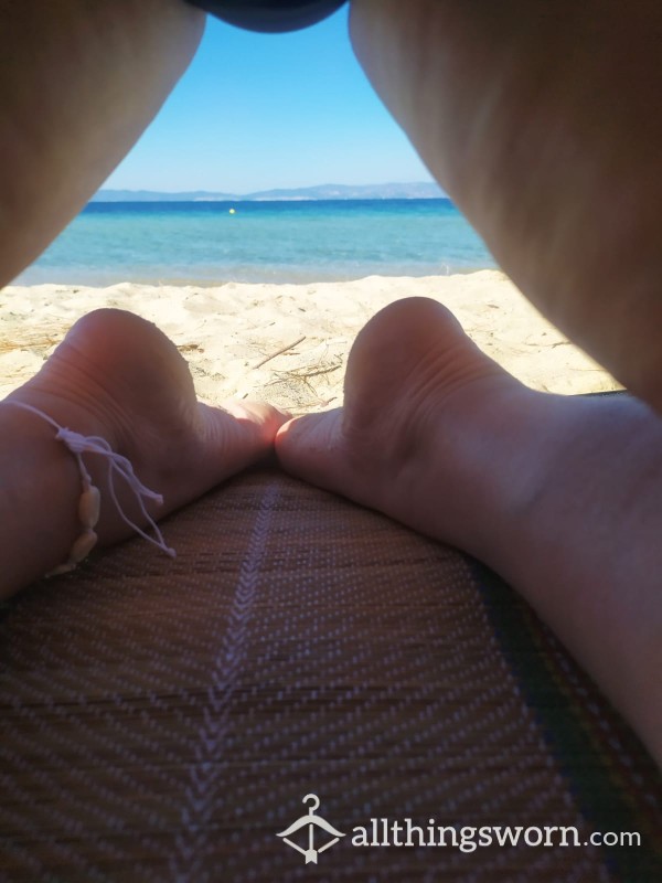 Feet, Soles, Beach, Heels