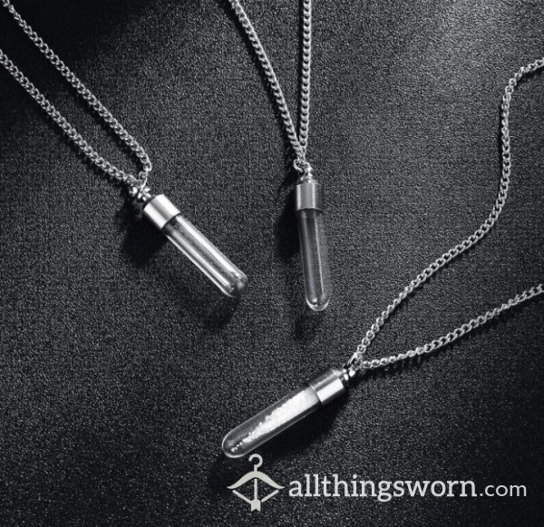 Fill It Up!!! Vials Now Available As Necklaces!!!
