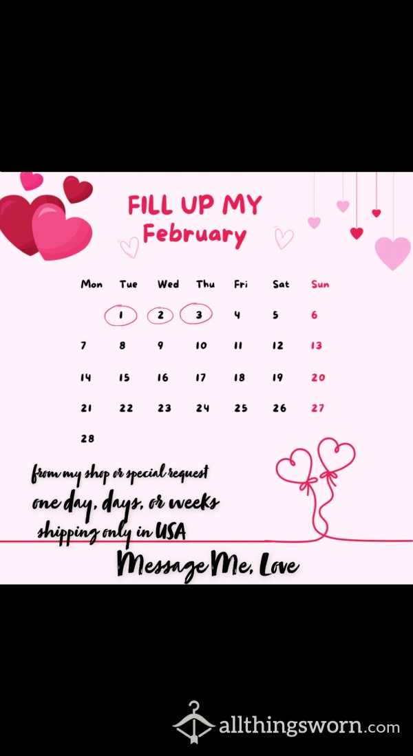 Fill Up My February