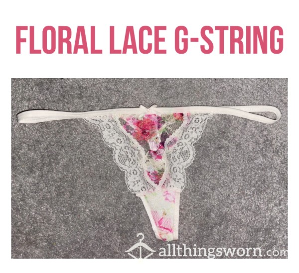 Floral Lace G-string🌺