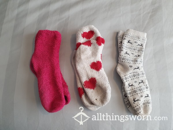 Fluffy Bed Socks!