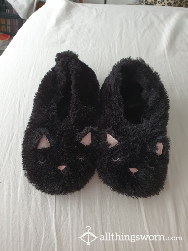 Fluffy Cat Slipper Socks