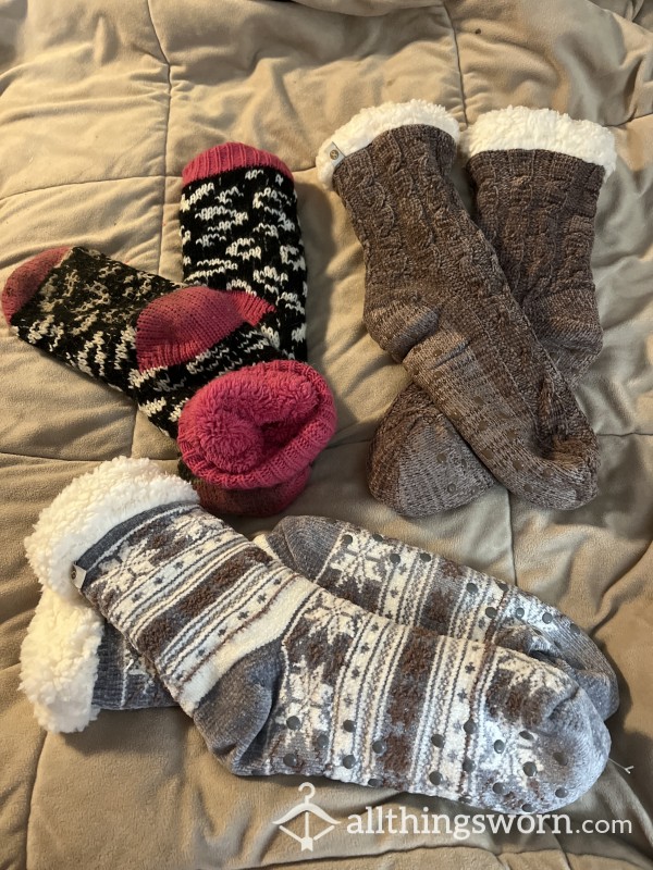 Fluffy Socks, Pick Your Pair Comes With 7 Day Wear