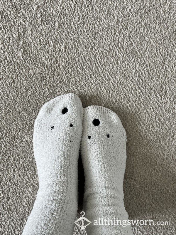 Fluffy Socks With Holes
