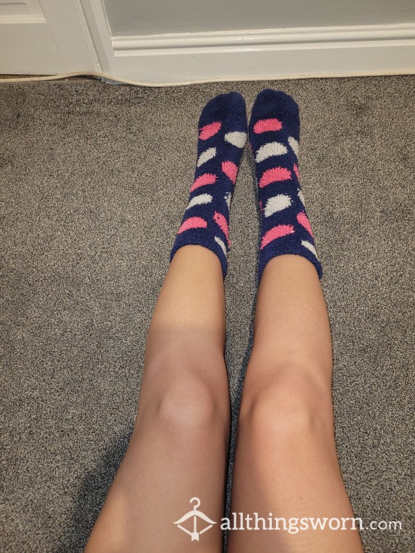 Fluffy Socks Worn For 2 Days 💜