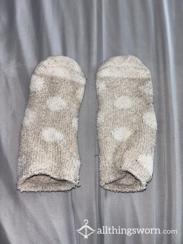 Fluffy Trainer Socks