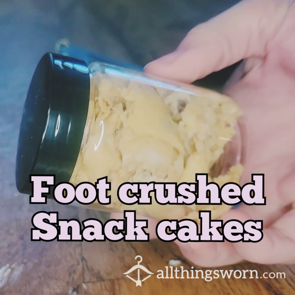 Foot Crushed Snack Cakes