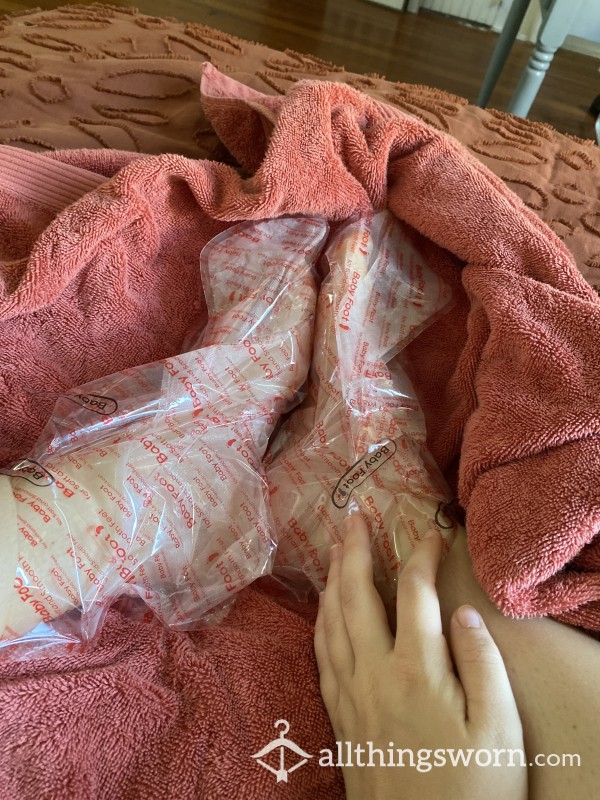 Foot In Lube Bag Pictures