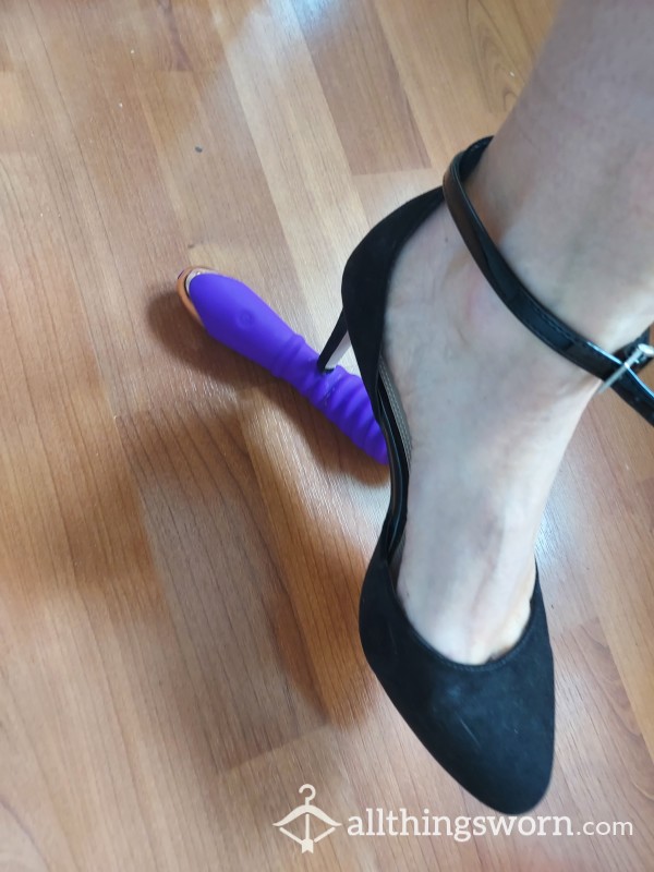 Foot Play With Sex Toy