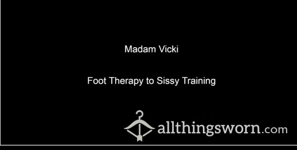 Foot Slave To Sissy Training