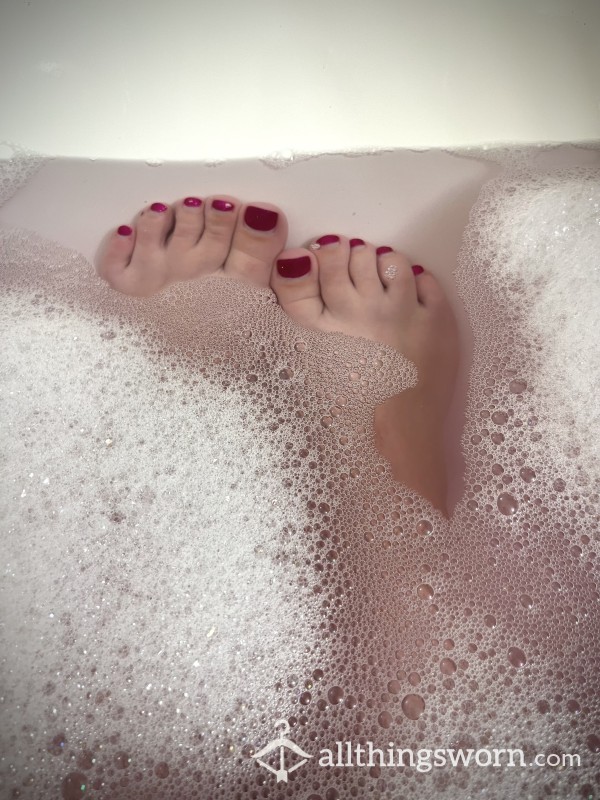 Foot Soak Or Bubble Bath Water
