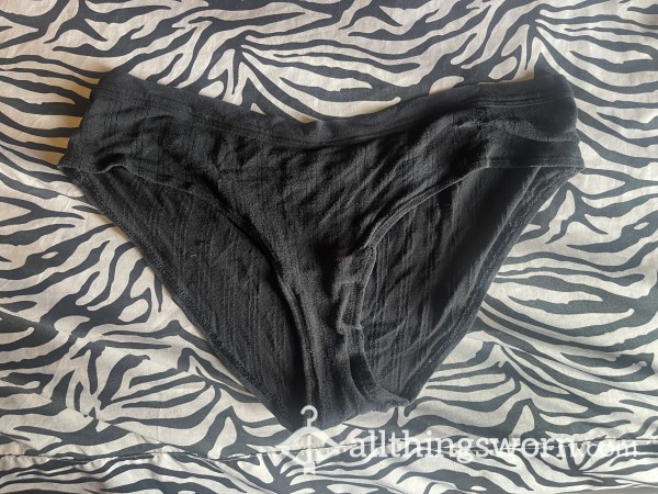 Full Back Black Panties