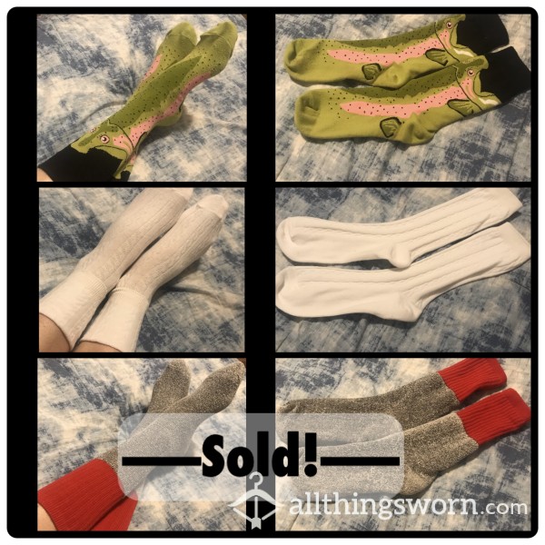 Fun Socks - 3 Days Worn When Ordered