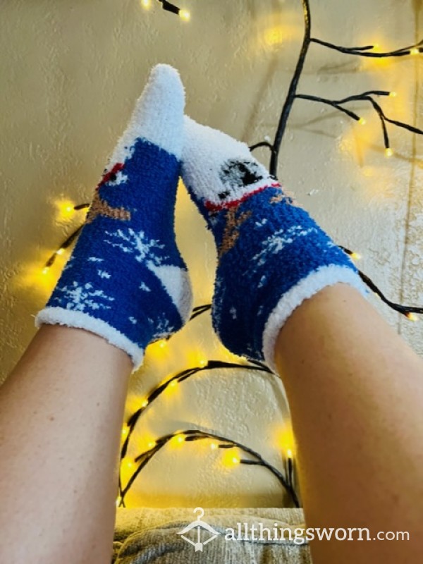 Fuzzy Polar Bear Socks