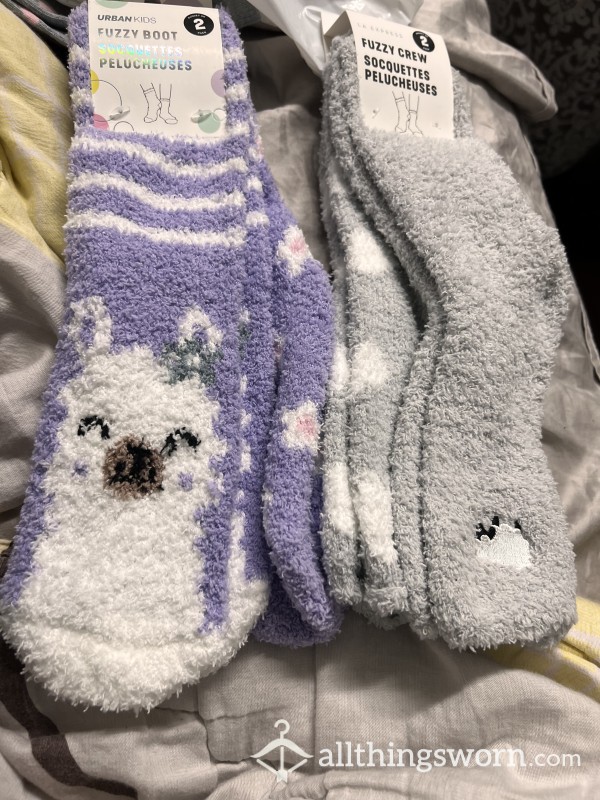 Fuzzy Stinky Socks! $25 Per 1 Sock, $10 Per Extra Day Worn