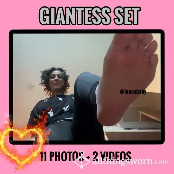 GIANTESS FEET PICS SET (YOUR POV) - I STEP ON YOU!