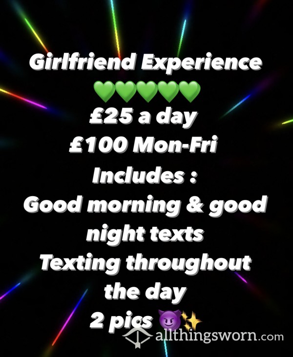 Girlfriend Experience ✨