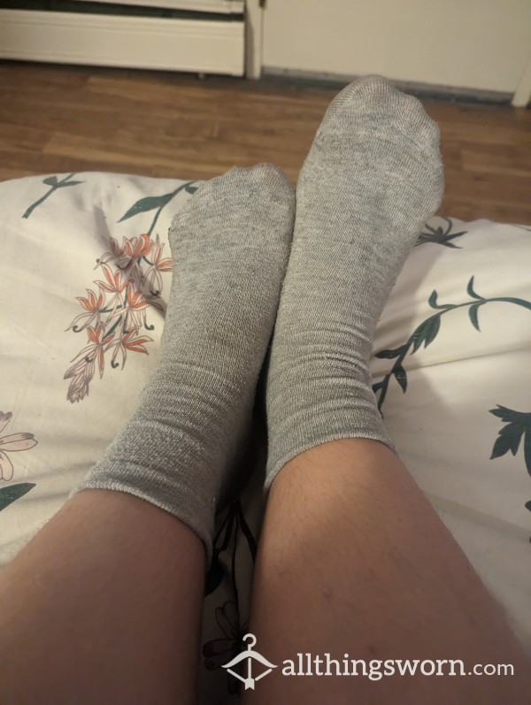Gray Stinky Anne Klein Socks