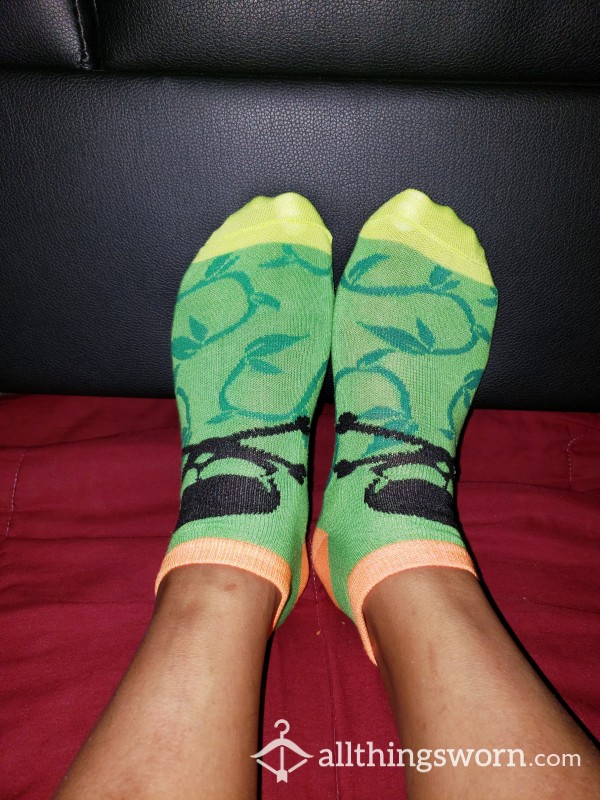 Green Ankle Socks (120hr Wear)