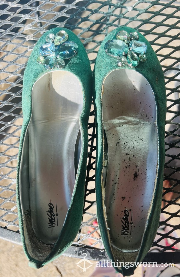 Green Flats Shoes