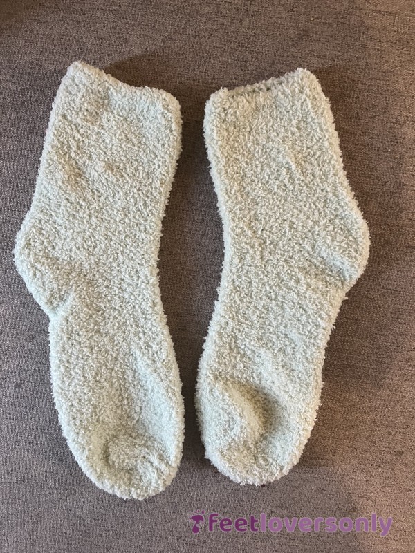 Green Fuzzy Socks- 3 Day Wear