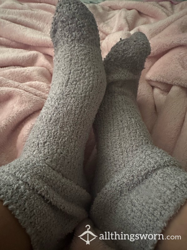 Grey Bed Socks