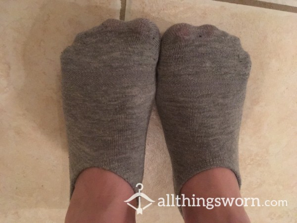 Grey Converse Sneaker Socks