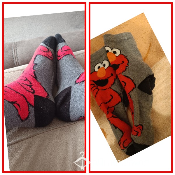Grey Elmo Socks 🧦 £5