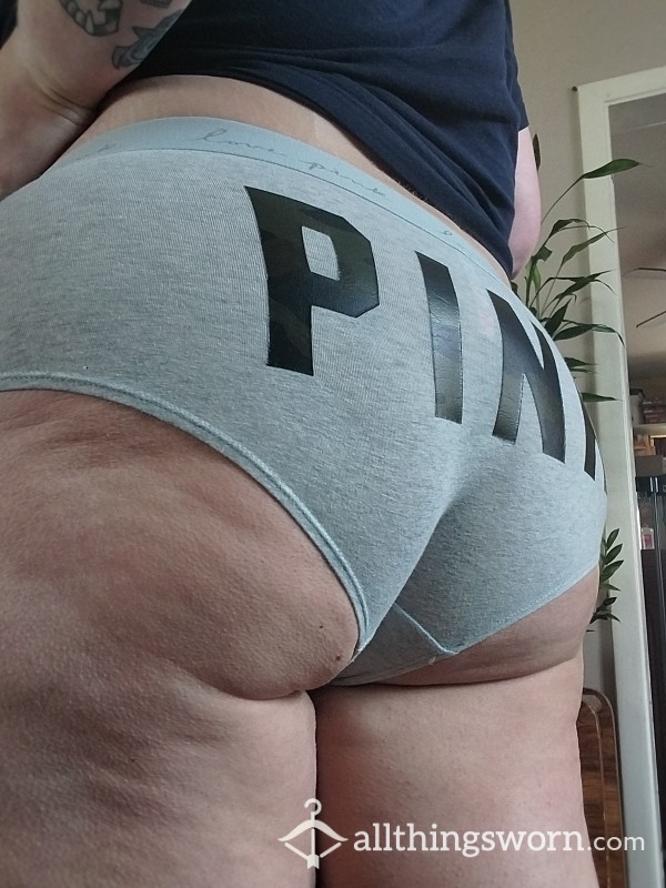 Grey PINK Boy Shorts