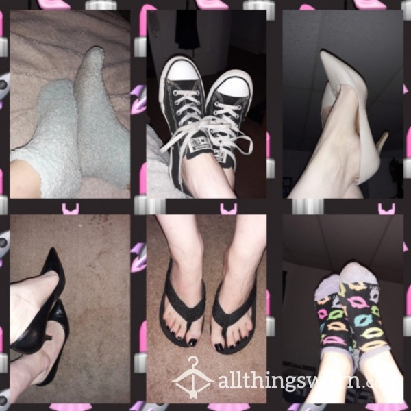 Heels, Flats And Socks