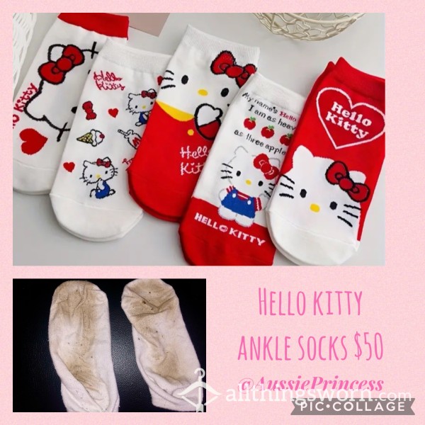💖 HELLO KITTY Ankle Socks | Super Smelly Feet