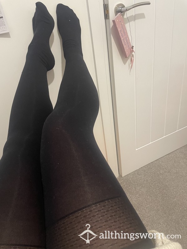 High Quality Black Marks And Spencer’s Tights Smelly Gusset