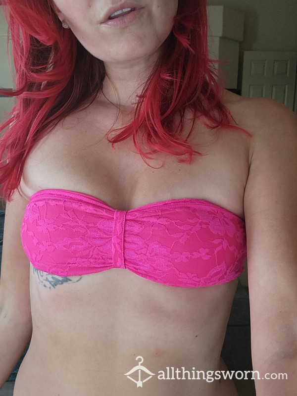 Hot Pink Bandeau Bra! 💞 Shipping Included!