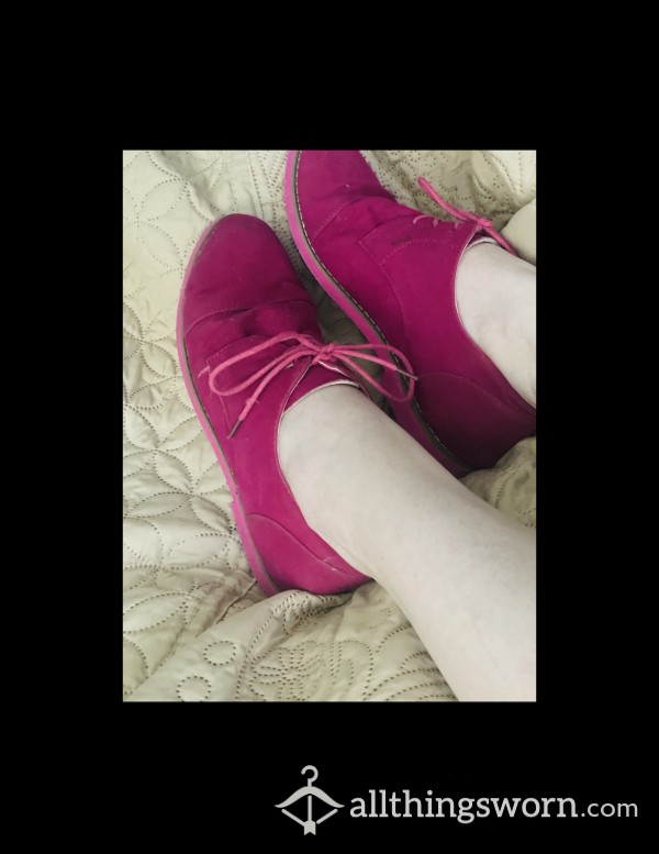 Hot Pink Oxfords